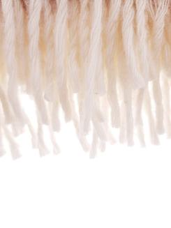 Koc z wełny nowozelandzkiej MAGDA 150x200 diagonalny terakota