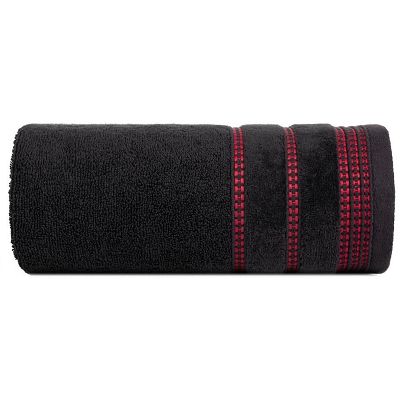 Ręcznik bawełniany AMANDA 30x50 Eurofirany czarny