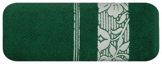 Ręcznik SYLWIA 50x90 Eurofirany ciemny zielony