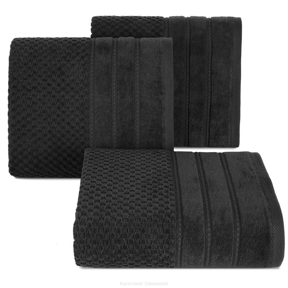 Ręcznik bawełniany ADORE 30x50 Eurofirany czarny