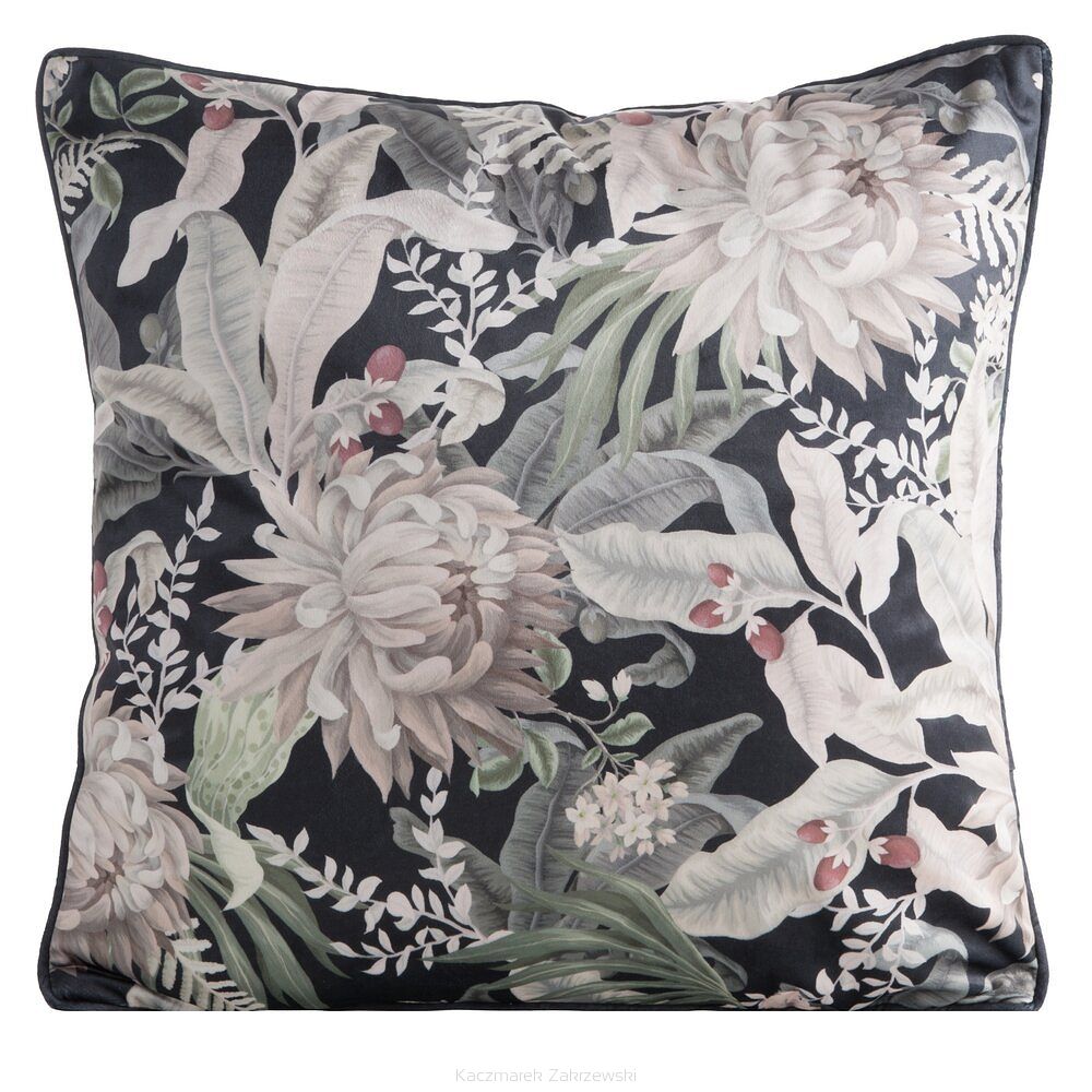 Poszewka dekoracyjna VELVET 45x45 Eurofirany czarny