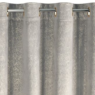 Zasłona gotowa na przelotkach BETHY 135x250 Eurofirany srebrny