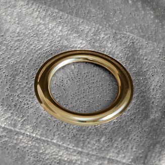 Zasłona gotowa na przelotkach BETHY 135x250 Eurofirany srebrny