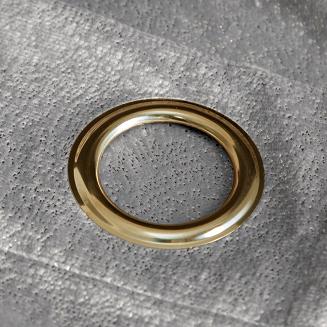 Zasłona gotowa na przelotkach BETHY 135x250 Eurofirany srebrny