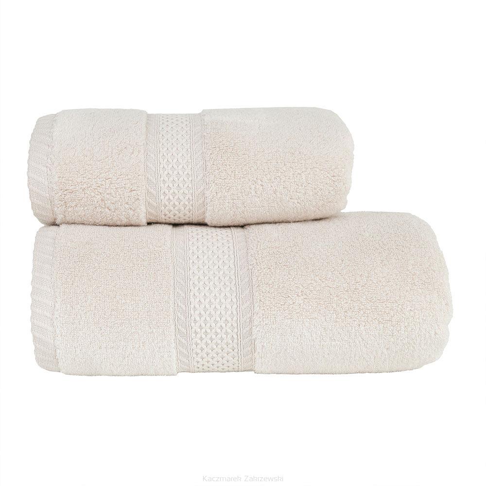 Ręcznik bawełniany RODOS 70x140 jasnobeżowy