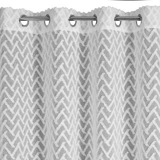 Firana gotowa na przelotkach MELI 140x250 Eurofirany biały