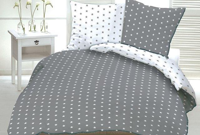 Pościel z kory 200x220 wzór mix gwiazdki