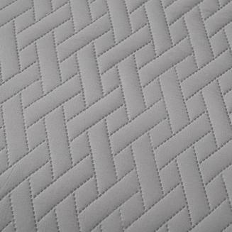 Narzuta dekoracyjna DASH 240x260 pikowana szara