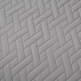 Narzuta dekoracyjna DASH 240x260 pikowana szara