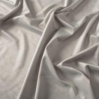 Zasłona gotowa na taśmie VELVI 140x240 pastelowy szary