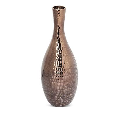 Wazon dekoracyjny ERNA 12x12x34 Eurofirany miedziany