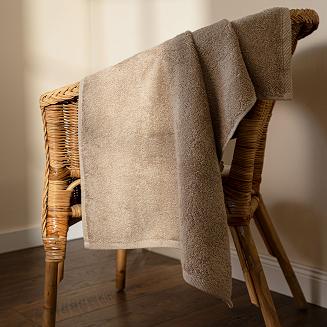 Ręcznik bawełniany gładki HARRY 50x90 ciemnobeżowy