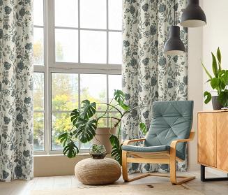 Zasłona gotowa na przelotkach TALI 140x250 Eurofirany naturalny