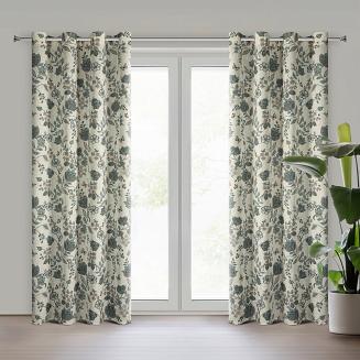 Zasłona gotowa na przelotkach TALI 140x250 Eurofirany naturalny