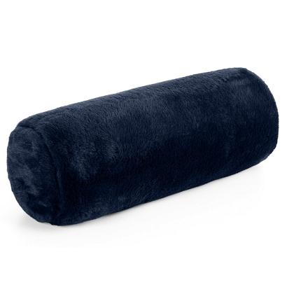 Poszewka dekoracyjna wałek NINA 15x45 Eurofirany granatowy futrzany i puszysty