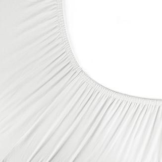 Prześcieradło satynowe z gumką JERS4 140x200x30 Eurofirany kremowy