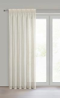 Zasłona gotowa na taśmie BONITA 140x250 Eurofirany naturalny