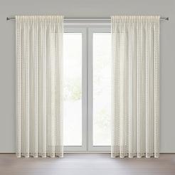 Zasłona gotowa na taśmie BONITA 140x250 Eurofirany naturalny