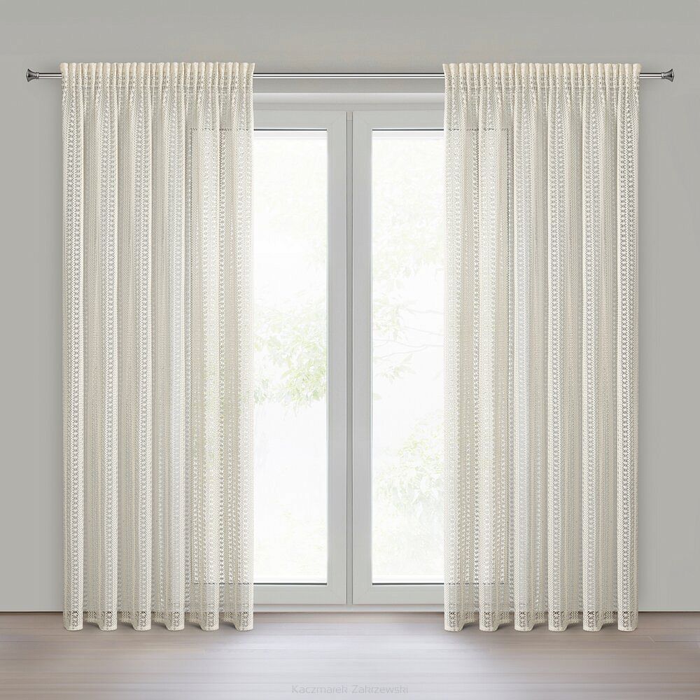 Zasłona gotowa na taśmie BONITA 140x250 Eurofirany naturalny