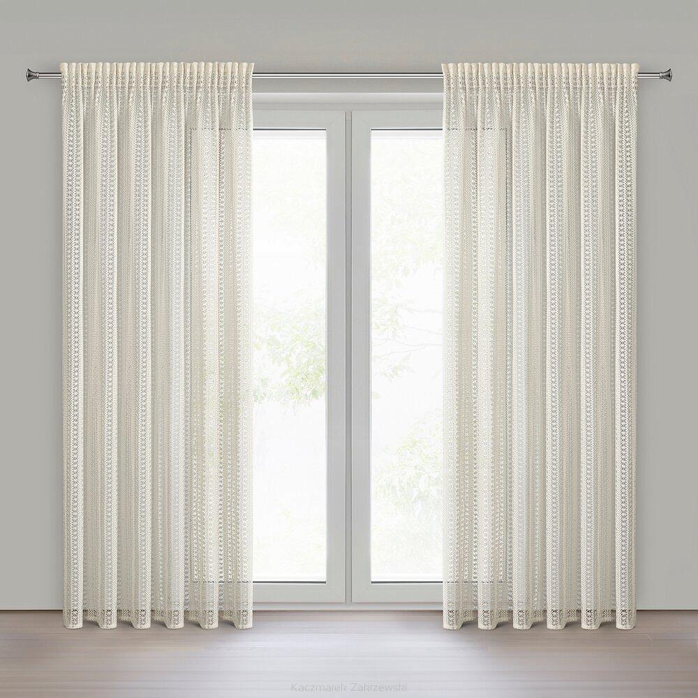 Zasłona gotowa na taśmie BONITA 140x250 Eurofirany naturalny