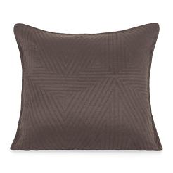 Poszewka dekoracyjna TRIO 45x45 pikowana jasno brązowa