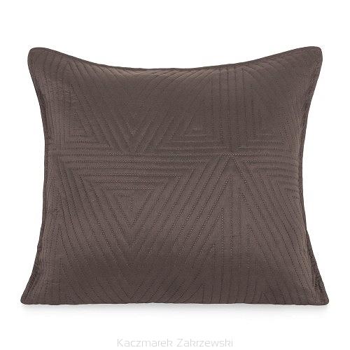 Poszewka dekoracyjna TRIO 45x45 pikowana jasno brązowa