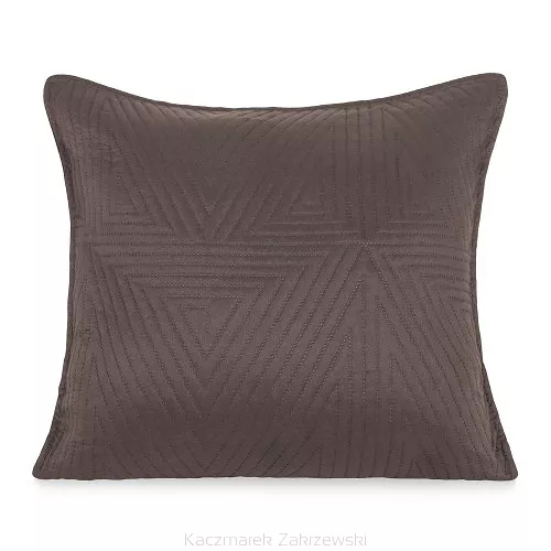 Poszewka dekoracyjna TRIO 45x45 pikowana jasno brązowa