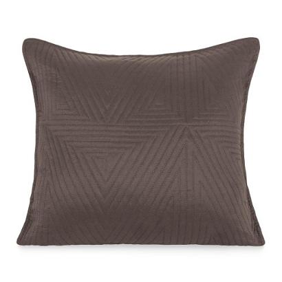 Poszewka dekoracyjna TRIO 45x45 pikowana jasnobrązowa