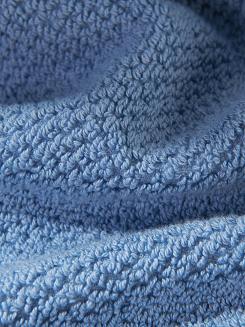 Ręcznik bawełniany o ryżowej strukturze Loren 30x30 niebieski