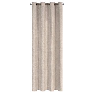 Zasłona gotowa na przelotkach ADELINA 140x250 Eurofirany beżowy