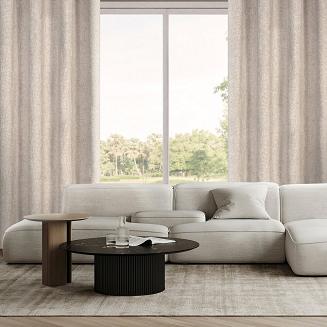 Zasłona gotowa na przelotkach ADELINA 140x250 Eurofirany beżowy