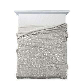 Koc narzuta VANESA 70x160 Design91 popielaty/srebrny