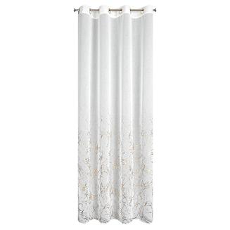 Firana gotowa na przelotkach MARTA 140x250 Eurofirany biały