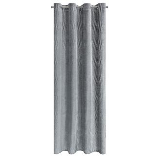 Zasłona gotowa na przelotkach LUSSI 140x250 Eurofirany stalowy