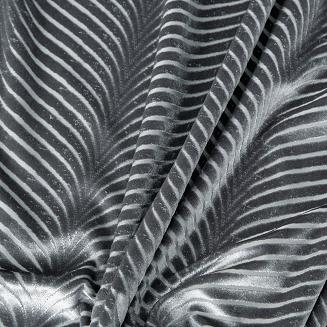 Zasłona gotowa na przelotkach LUSSI 140x250 Eurofirany stalowy