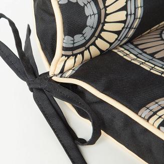 Poduszka na krzesło GARDEN 42x92x4 Eurofirany czarny