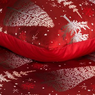 Komplet pościeli świąteczny POS 220x200 Eurofirany czerwony