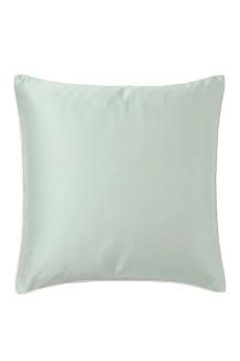 Poszewka bambusowa 40x40 szałwiowa z białą bizą