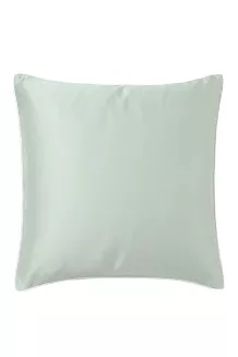 Poszewka bambusowa 40x40 szałwiowa z białą bizą