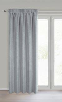 Zasłona gotowa na taśmie JULA2 140x270 Eurofirany ciemnoniebieski