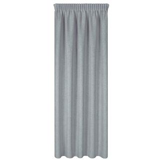 Zasłona gotowa na taśmie JULA2 140x270 Eurofirany ciemnoniebieski