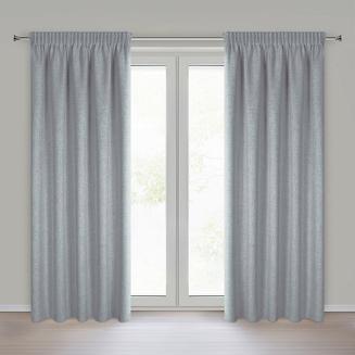 Zasłona gotowa na taśmie JULA2 140x270 Eurofirany ciemnoniebieski