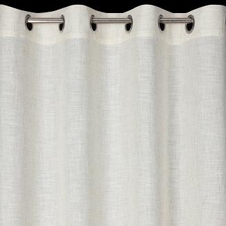 Zasłona gotowa na przelotkach AMELIA 140x260 Eurofirany naturalny