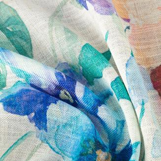 Zasłona gotowa na przelotkach AMELIA 140x260 Eurofirany naturalny