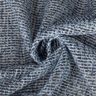 Zasłona gotowa na przelotkach PALERMO 140x250 Eurofirany popielaty