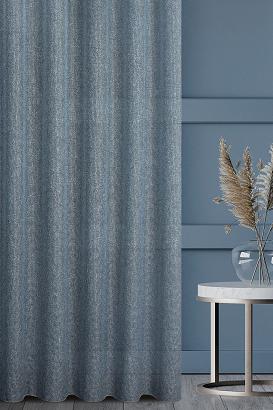 Zasłona gotowa na przelotkach PALERMO-2 140x250 Eurofirany popielata