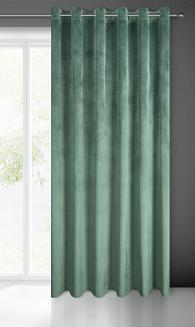 Zasłona gotowa na przelotkach MELANIE 215x250 Eurofirany zielony