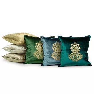 Poszewka dekoracyjna ROYAL 45x45 Eurofirany ciemnoturkusowy