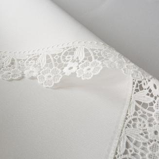 Obrus dekoracyjny CINDY 145x300 Eurofirany biały