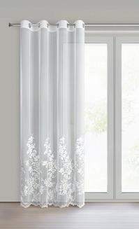 Firana gotowa na przelotkach ALIRA 140x250 Eurofirany kremowy